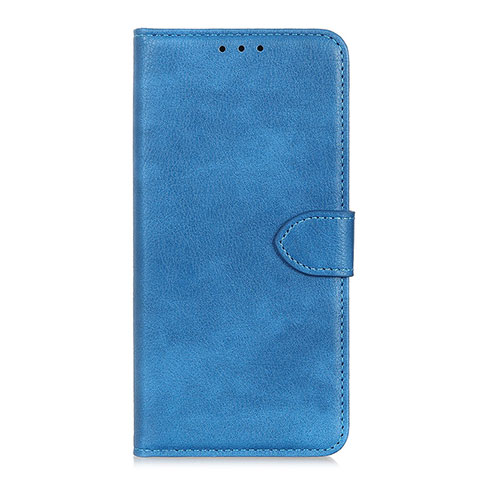 Coque Portefeuille Livre Cuir Etui Clapet L04 pour Xiaomi Redmi 9 Prime India Bleu Ciel