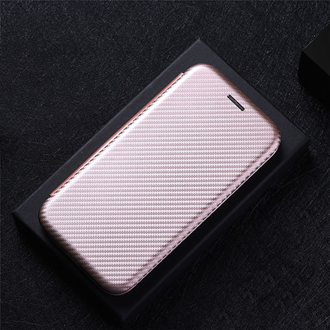 Coque Portefeuille Livre Cuir Etui Clapet L04Z pour Huawei Honor 90 Lite 5G Or Rose