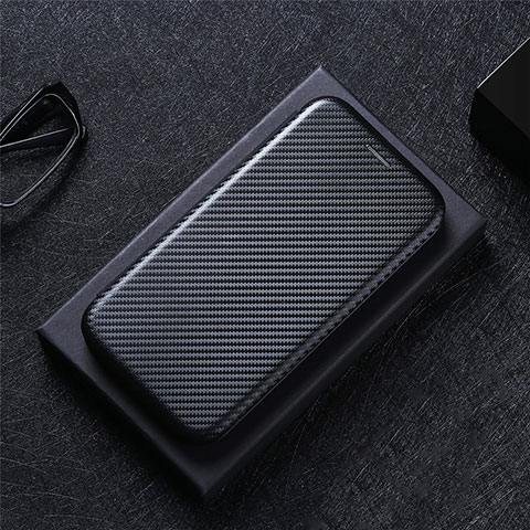 Coque Portefeuille Livre Cuir Etui Clapet L04Z pour Huawei Honor X8a 4G Noir