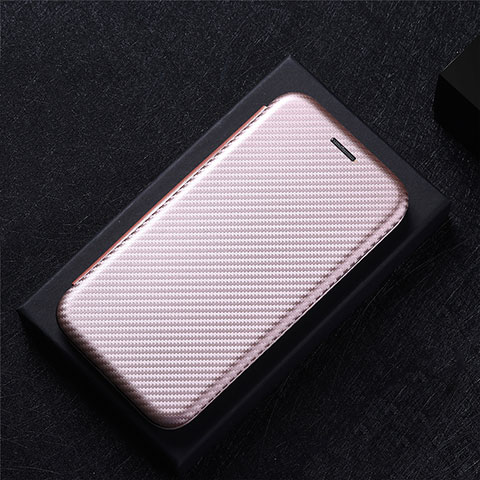 Coque Portefeuille Livre Cuir Etui Clapet L04Z pour Huawei Honor X9a 5G Or Rose