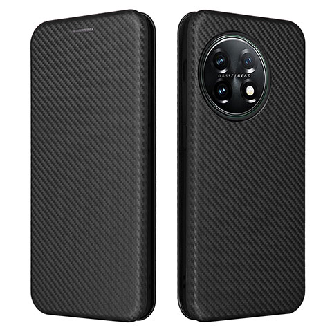 Coque Portefeuille Livre Cuir Etui Clapet L04Z pour OnePlus 11 5G Noir