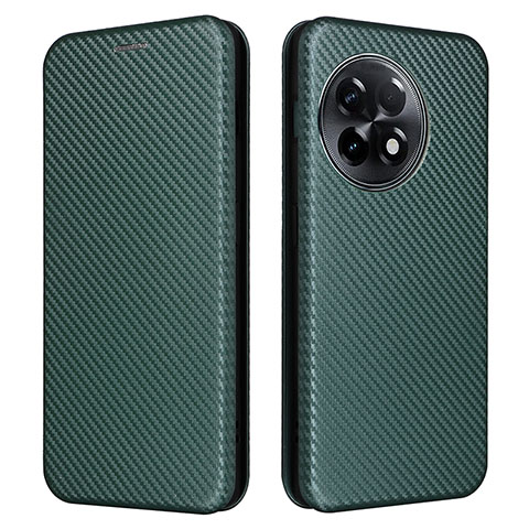 Coque Portefeuille Livre Cuir Etui Clapet L04Z pour OnePlus 11R 5G Vert