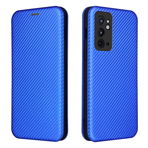 Coque Portefeuille Livre Cuir Etui Clapet L04Z pour OnePlus 9RT 5G Bleu