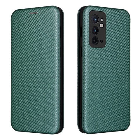 Coque Portefeuille Livre Cuir Etui Clapet L04Z pour OnePlus 9RT 5G Vert