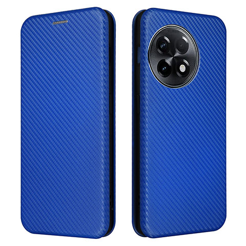 Coque Portefeuille Livre Cuir Etui Clapet L04Z pour OnePlus Ace 2 Pro 5G Bleu