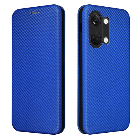 Coque Portefeuille Livre Cuir Etui Clapet L04Z pour OnePlus Ace 2V 5G Bleu