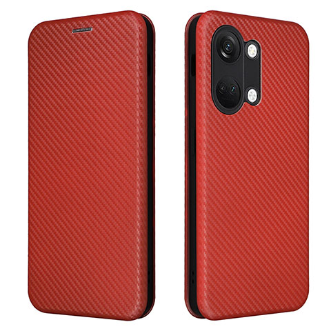 Coque Portefeuille Livre Cuir Etui Clapet L04Z pour OnePlus Ace 2V 5G Marron