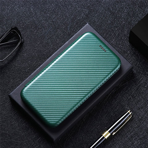 Coque Portefeuille Livre Cuir Etui Clapet L04Z pour Oppo Find X7 5G Vert