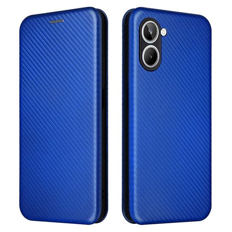 Coque Portefeuille Livre Cuir Etui Clapet L04Z pour Realme 10 4G Bleu