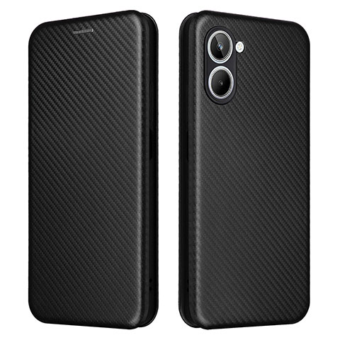 Coque Portefeuille Livre Cuir Etui Clapet L04Z pour Realme 10 4G Noir