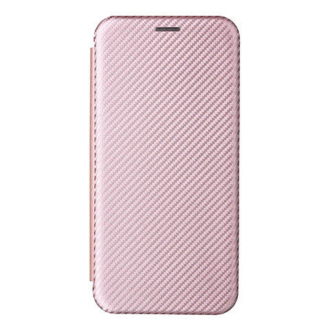 Coque Portefeuille Livre Cuir Etui Clapet L04Z pour Realme 8 4G Or Rose