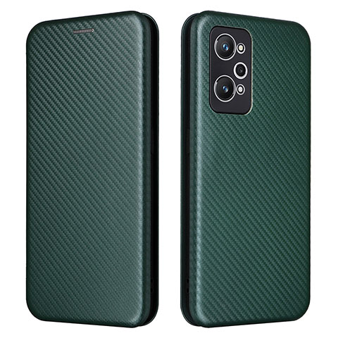 Coque Portefeuille Livre Cuir Etui Clapet L04Z pour Realme GT Neo 3T 5G Vert