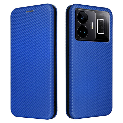 Coque Portefeuille Livre Cuir Etui Clapet L04Z pour Realme GT Neo5 240W 5G Bleu