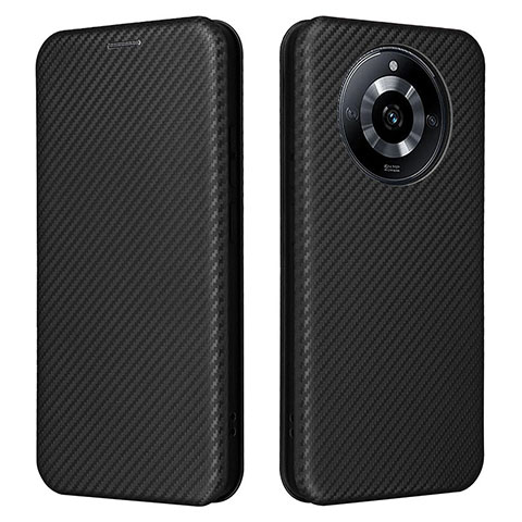 Coque Portefeuille Livre Cuir Etui Clapet L04Z pour Realme Narzo 60 5G Noir