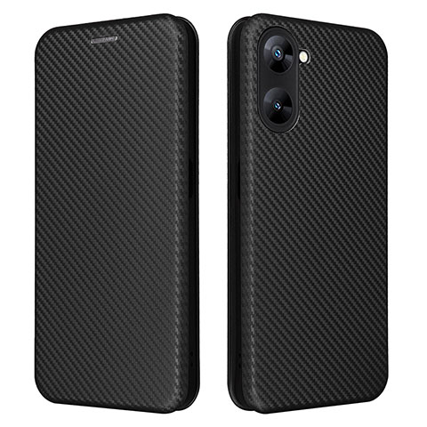 Coque Portefeuille Livre Cuir Etui Clapet L04Z pour Realme Q5x 5G Noir