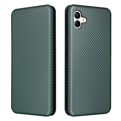 Coque Portefeuille Livre Cuir Etui Clapet L04Z pour Samsung Galaxy A04 4G Vert