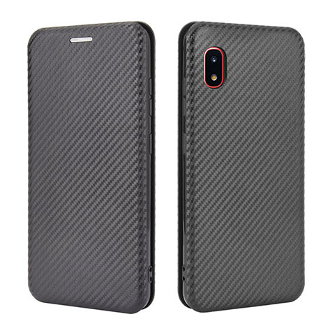 Coque Portefeuille Livre Cuir Etui Clapet L04Z pour Samsung Galaxy A20 SC-02M SCV46 Noir