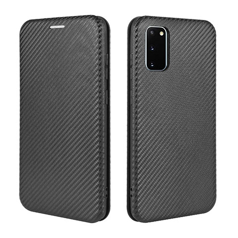 Coque Portefeuille Livre Cuir Etui Clapet L04Z pour Samsung Galaxy S20 FE (2022) 5G Noir