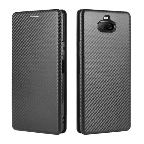 Coque Portefeuille Livre Cuir Etui Clapet L04Z pour Sony Xperia 8 Noir