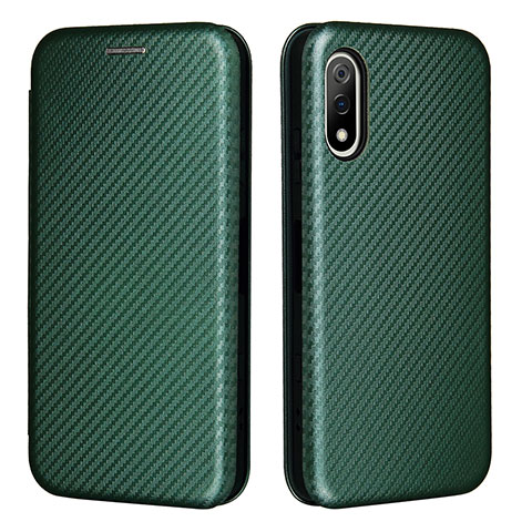 Coque Portefeuille Livre Cuir Etui Clapet L04Z pour Sony Xperia Ace II Vert