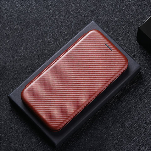 Coque Portefeuille Livre Cuir Etui Clapet L04Z pour Xiaomi Poco F5 5G Marron