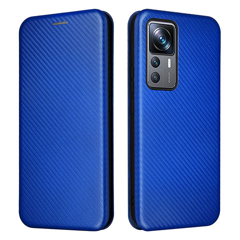 Coque Portefeuille Livre Cuir Etui Clapet L04Z pour Xiaomi Redmi K50 Ultra 5G Bleu