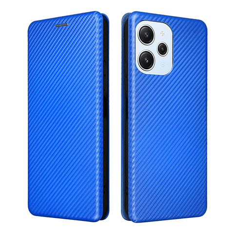 Coque Portefeuille Livre Cuir Etui Clapet L04Z pour Xiaomi Redmi Note 12R 5G Bleu