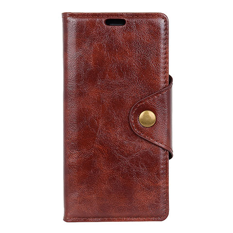 Coque Portefeuille Livre Cuir Etui Clapet L05 pour Asus Zenfone 5 ZE620KL Marron