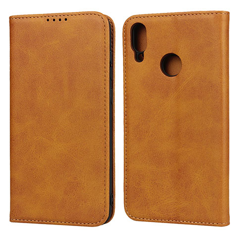 Coque Portefeuille Livre Cuir Etui Clapet L05 pour Huawei Enjoy 9 Orange