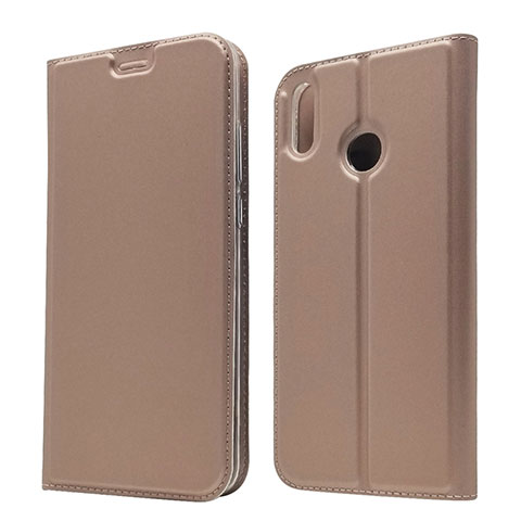 Coque Portefeuille Livre Cuir Etui Clapet L05 pour Huawei Honor V10 Lite Or Rose