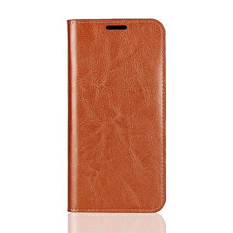 Coque Portefeuille Livre Cuir Etui Clapet L05 pour Huawei Mate 20 Lite Orange