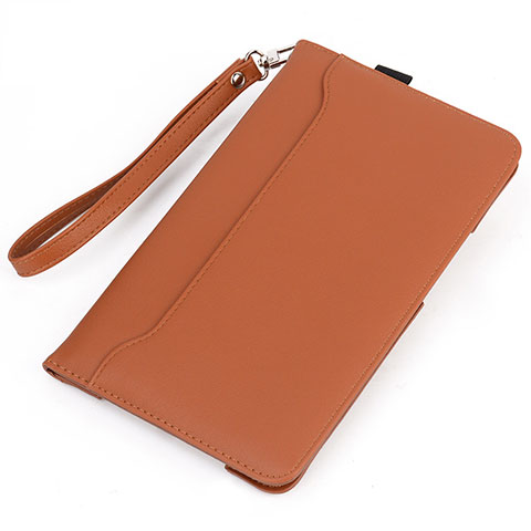 Coque Portefeuille Livre Cuir Etui Clapet L05 pour Huawei MatePad 5G 10.4 Orange