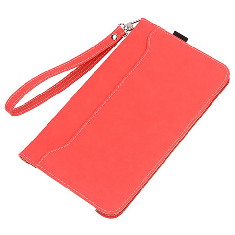 Coque Portefeuille Livre Cuir Etui Clapet L05 pour Huawei MatePad 5G 10.4 Rouge