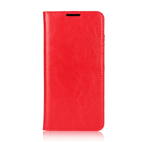 Coque Portefeuille Livre Cuir Etui Clapet L05 pour Huawei Nova 4e Rouge