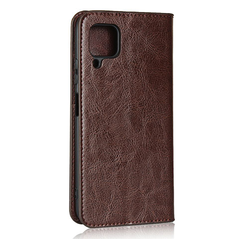 Coque Portefeuille Livre Cuir Etui Clapet L05 pour Huawei Nova 6 SE Marron