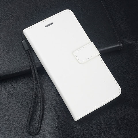 Coque Portefeuille Livre Cuir Etui Clapet L05 pour Huawei P Smart Pro (2019) Blanc