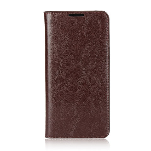 Coque Portefeuille Livre Cuir Etui Clapet L05 pour Huawei P30 Lite New Edition Marron