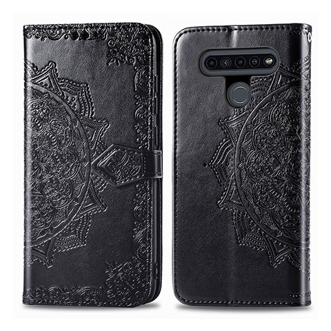 Coque Portefeuille Livre Cuir Etui Clapet L05 pour LG K41S Noir