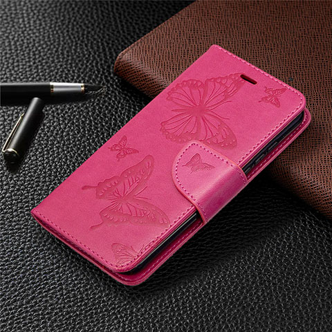 Coque Portefeuille Livre Cuir Etui Clapet L05 pour Nokia 1.3 Rose Rouge