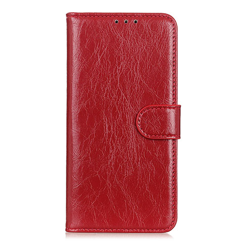 Coque Portefeuille Livre Cuir Etui Clapet L05 pour Nokia C3 Rouge