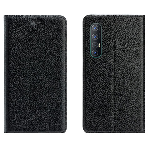 Coque Portefeuille Livre Cuir Etui Clapet L05 pour Oppo Find X2 Neo Noir