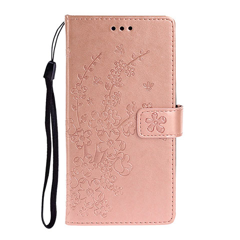 Coque Portefeuille Livre Cuir Etui Clapet L05 pour Samsung Galaxy A51 5G Or Rose