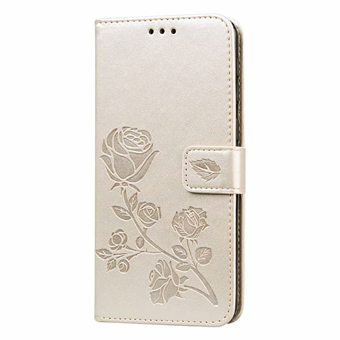 Coque Portefeuille Livre Cuir Etui Clapet L05 pour Samsung Galaxy M31 Or