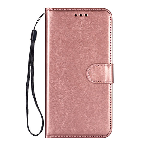 Coque Portefeuille Livre Cuir Etui Clapet L05 pour Samsung Galaxy S20 5G Or Rose