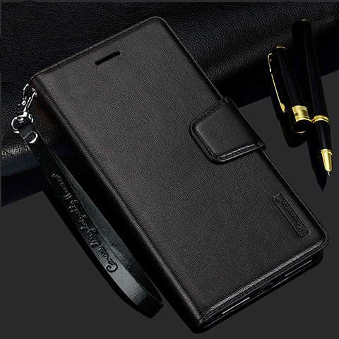 Coque Portefeuille Livre Cuir Etui Clapet L05 pour Samsung Galaxy S21 5G Noir