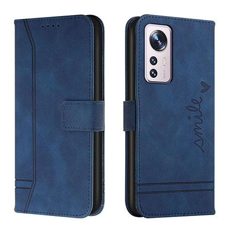 Coque Portefeuille Livre Cuir Etui Clapet L05 pour Xiaomi Mi 12 Pro 5G Bleu