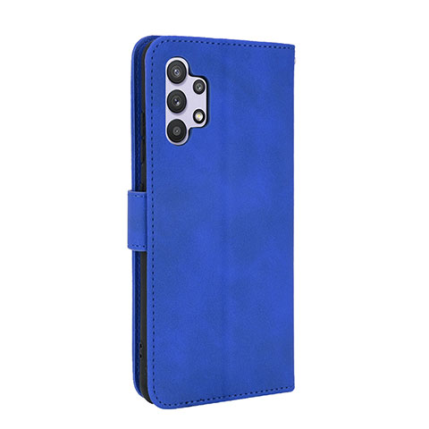 Coque Portefeuille Livre Cuir Etui Clapet L05Z pour Samsung Galaxy A32 4G Bleu