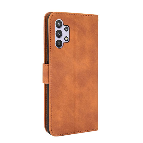 Coque Portefeuille Livre Cuir Etui Clapet L05Z pour Samsung Galaxy A32 4G Marron