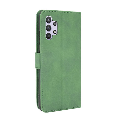 Coque Portefeuille Livre Cuir Etui Clapet L05Z pour Samsung Galaxy A32 4G Vert