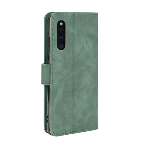 Coque Portefeuille Livre Cuir Etui Clapet L05Z pour Samsung Galaxy A41 SC-41A Vert